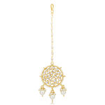 Buy Sukkhi Royal Gold Plated Kundan & Pearl Choker Necklace Set for Women - Purplle