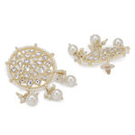 Buy Sukkhi Royal Gold Plated Kundan & Pearl Choker Necklace Set for Women - Purplle