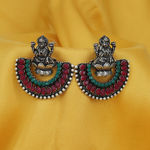 Buy Sukkhi Classic Oxidised Chandbali Laxmi Earring for Women - Purplle