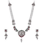 Buy Sukkhi Alluring Oxidised Goddess Laxmi Necklace Set for Women - Purplle