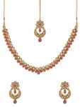 Buy Sukkhi Lovely LCT Gold Plated Choker Necklace Set for Women - Purplle