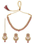Buy Sukkhi Lovely LCT Gold Plated Choker Necklace Set for Women - Purplle