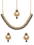 Buy Sukkhi Gleaming LCT Gold Plated Choker Necklace Set for Women - Purplle
