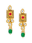 Buy Sukkhi Attractive Gold Plated Kundan Choker Necklace Set for Women - Purplle