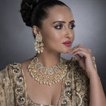 Buy Sukkhi Sensational Kundan Gold Plated Pearl Choker Necklace Set for Women - Purplle