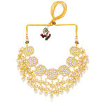 Buy Sukkhi Sensational Kundan Gold Plated Pearl Choker Necklace Set for Women - Purplle