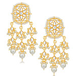 Buy Sukkhi Sensational Kundan Gold Plated Pearl Choker Necklace Set for Women - Purplle