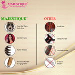Buy Majestique Round Hair Brush for Blow Drying & Hair Styling | Nylon Bristles with Epoxy Tips | Roller Brush for Women & Men - Golden 1 Pc - Purplle