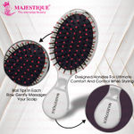 Buy Majestique Mini Pocket Detangling Hair Brush | for Adults & Kids - Color May Vary 3 Pcs - Purplle