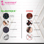 Buy Majestique Mini Pocket Detangling Hair Brush | for Adults & Kids - Color May Vary 3 Pcs - Purplle