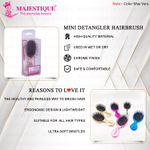 Buy Majestique Mini Pocket Detangling Hair Brush | for Adults & Kids - Color May Vary 3 Pcs - Purplle