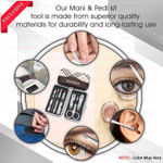 Buy Majestique 7 In1 Manicure Pedicure tool kit Nail Clippers, Stainless Steel Nail Scissors Grooming Kit, Nail Tool Kit, Nail Care Kit - 7 Pcs - Purplle