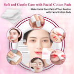 Buy Majestique 100Pcs Soft Touch Facial Cotton Pads | Makeup Remover Wipes for Cleansing Skin & Nail Polish Remover | Facial Care Tissues for Gentle Skin Care - Purplle