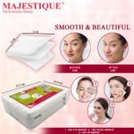 Buy Majestique 250Pcs Soft Touch Facial Cotton Pads - Makeup Remover Wipes for Cleansing Skin & Nail Polish Remover - Purplle