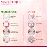 Buy Majestique 250Pcs Soft Touch Facial Cotton Pads - Makeup Remover Wipes for Cleansing Skin & Nail Polish Remover - Purplle