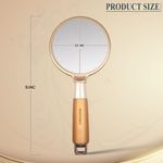 Buy Majestique Gloden Handle Mirror for Makeup HR111 - Gold Finesse for Travel for Men and Women - Purplle