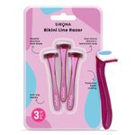 Buy Sirona Disposable Bikini Line Razor for Women - 3 Razors - Purplle