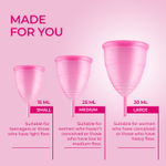Buy Paree Prima Reusable Menstrual Cup with protection Pouch| Small Size | 100% Medical Grade Silicon|Super Soft ,Rash and Leak Free|Upto 10 Hour Protection| FDA approved - Purplle