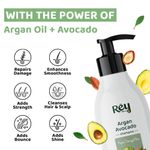 Buy Rey Naturals Avocado Shampoo to Repair Damaged Hair|Natural Actives|Paraben and Sulphate Free | For Smooth Hair | Reduces Frizzy Hair & Dryness | Suitable for Men and Women | 300 ML - Purplle