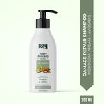 Buy Rey Naturals Avocado Shampoo to Repair Damaged Hair|Natural Actives|Paraben and Sulphate Free | For Smooth Hair | Reduces Frizzy Hair & Dryness | Suitable for Men and Women | 300 ML - Purplle