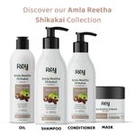 Buy Rey Naturals Amla Reetha Shikakai Hair Conditioner for Strong & Long Hair | Paraben & Sulphate Free | Fights Dry & Frizzy Hair | Deep Conditioner for Dry Hair| Suitable for Men & Women | 250 ML Visit the Rey Naturals Store - Purplle