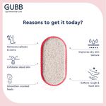 Buy GUBB Pumice Stone with Rubber Grip for Dead Skin Removal - color may vary - Purplle