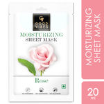 Buy Good Vibes Rose Moisturizing Sheet Mask | Lightweight, Antioxidant, Nourishing | No Animal Testing (20 ml) - Purplle