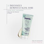Buy Sanfe Promise Glide Facial Hair Removal Cream | Removes Facial Hair & Slows Hair Regrowth | 50 gm - Purplle