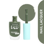 Buy SUGAR POP Nail Lacquer - 24 Keen Green (Olive Green) – 10 ml -Dries in 45 seconds l Quick-Drying, Chip-Resistant, Long Lasting l Glossy High Shine Nail Enamel / Polish for Women - Purplle