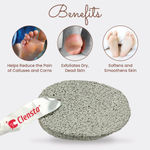 Buy Clensta Foot Scrubber for Dead Skin | Pumice stone for foot scrub | Pedicure Tools for Feet | Foot Filer For Women | Foot Scrub | Heel Scrubber For Dead Skin | Pumice stone for body scrub - Purplle