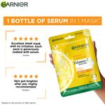 Buy Garnier Skin Naturals, Face Mask, Hydrating, Brightening & Anti-Dark Spots, Bright Complete, 28 gm - Purplle