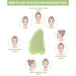 Buy Favon Professional Jade Facial Roller/Massager with Gua Sha(Color may vary) - Purplle