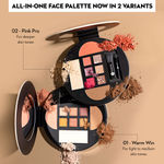 Buy SUGAR Cosmetics Contour De Force Eyes And Face Palette 01 - Warm Win - Purplle