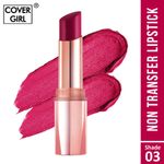 Buy Covergirl Non Transfer Lipstick Shade 03 - Purplle