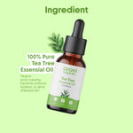 Buy Aravi Organic Tea Tree Essential Oil For Skin, Hair, Face, Acne Care, Dandruff - 100% Pure, Natural and Undiluted - 15 ml - Purplle