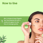 Buy Aravi Organic Tea Tree Essential Oil For Skin, Hair, Face, Acne Care, Dandruff - 100% Pure, Natural and Undiluted - 15 ml - Purplle
