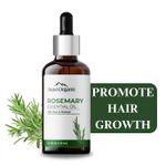 Buy Aravi Organic 100 % Pure And Natural Rosemary Essential Oil for Hair Growth, Hair Fall Control, Hair Nourishment & Strengthens And Skin Care - Rosemary Oil for Women and Men -15 ml - Purplle