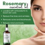 Buy Aravi Organic 100 % Pure And Natural Rosemary Essential Oil for Hair Growth, Hair Fall Control, Hair Nourishment & Strengthens And Skin Care - Rosemary Oil for Women and Men -15 ml - Purplle