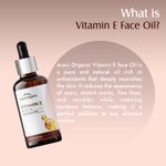 Buy Aravi Organic Vitamin E Oil For Face - Best Oil For Face, Body and Nail - Enriched Veg Vitamin E Source - For Nourish Your Face and Repair Damaged Skin - 30 ml - Purplle