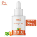 Buy Aravi Organic 20% Vitamin C Serum for Skin Brightening | Targets Dark Spots & Uneven Skin Tone | Radiance Boosting & Hydrating | For Glowing & Healthy Skin | Suitable for All Skin Types – 30 ml - Purplle