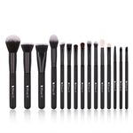 Buy DUcare Classic Black - 15pcs DUcare Pro Makeup Brushes Set - DF1551 - Purplle
