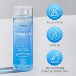 Buy Dermafique Alcohol-Free Micellar Water, 150 ml - For all skin types - Makeup Cleanser Liquid - Removes Waterproof Makeup and Retains Moisture - with Hyaluronic acid- Paraben free, SLES free- Dermatologist and Ophthalmologist Tested - Purplle
