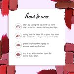 Buy Plum Matterrific Lipstick | Highly Pigmented | Nourishing & Non-Drying |Plush Hour - 124 (Peach Pink) - Purplle