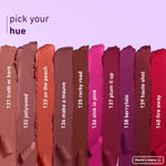 Buy Plum Matterrific Lipstick | Highly Pigmented | Nourishing & Non-Drying |Upside Brown - 126 6 ml (Chocolate Brown) - Purplle