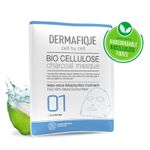 Buy Dermafique Bio Cellulose Charcoal Face Mask - Purplle