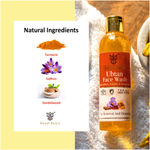 Buy Khadi Roots Ubtan Face Wash With Turmeric, Saffron & Sandalwood For Deep Cleansing, Tan Removal And Skin Brightening No Sulphate & Paraben | All Skin Types (200 Ml) - Purplle