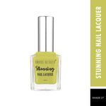 Buy Swiss Beauty Stunning Nail Lacquer 27 Treat Lime (10 ml) - Purplle