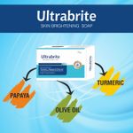 Buy Leeford Ultrabrite Bathing Soap 75g Each Pack of 3 - Skin Brighthing with Turmric Papaya and Olive oil - Purplle