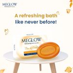 Buy Meglow Refreshing Bathing Bar Soap with Paraben Free Formula Pack of 5 (75 gms each) - Purplle
