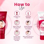 Buy Meglow Skincare Combo Pack of 3- Premium Fairness Cream for Women 50g + Instant Glow Facewash 70g+ Orange Peel and Reveal Face Mask 70g - Purplle